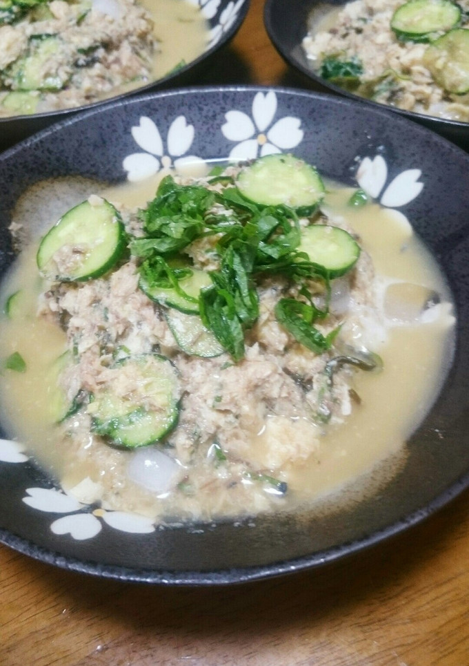 簡単 サバ缶 冷汁-レシピのメイン写真