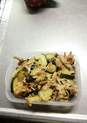 低糖質ズッキーニとツナの味噌マヨ炒め-レシピのメイン写真