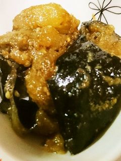 ご飯に合う!なすのごま味噌炒め-レシピのメイン写真