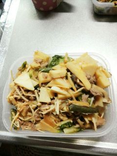 低糖質筍と牛肉の炒め物-レシピのメイン写真