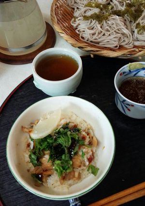 穴子丼そば定食（血管ダイエット1130）-レシピのメイン写真