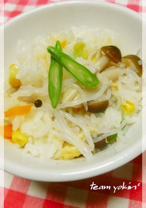 糸こんにゃくメインの炊込みご飯-レシピのメイン写真