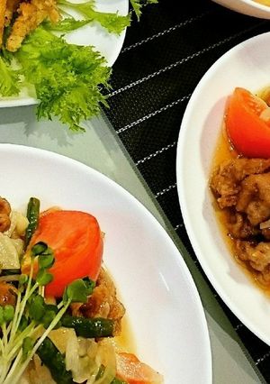 簡単★さっぱり夏野菜と豚肉のマリネ★-レシピのメイン写真