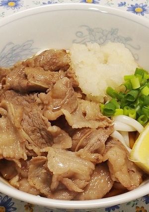 牛肉おろしぶっかけうどん-レシピのメイン写真