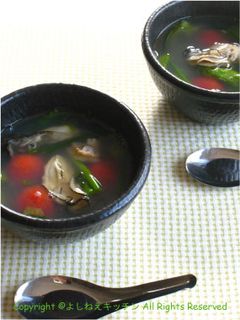 牡蠣のサラダスープ-レシピのメイン写真