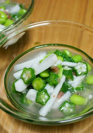 夏野菜のダシ-レシピのメイン写真