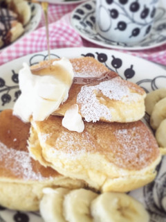 HM使用 簡単 スフレパンケーキ ♡-レシピのメイン写真