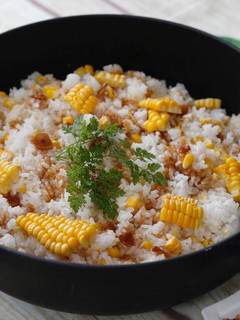 ストウブで♪とうもろこしご飯-レシピのメイン写真