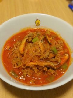 野菜ジュースを使ったスープ春雨-レシピのメイン写真