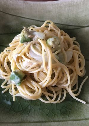 土日、簡単♪ツナとアボカドの冷製パスタ-レシピのメイン写真