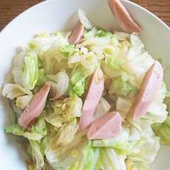 魚肉ソーセージとキャベツの炒め物-レシピのメイン写真