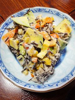 アボカド・ツナ・パプリカ・ひじきのサラダ-レシピのメイン写真