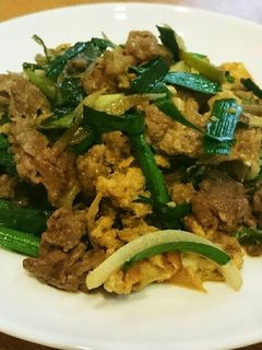 牛肉とニラのコッテリ醤油炒め-レシピのメイン写真