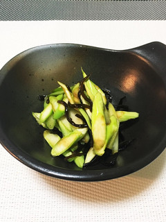 アスパラの塩昆布和え-レシピのメイン写真