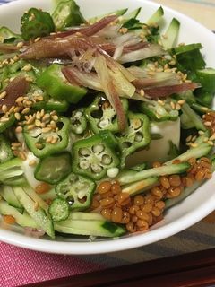 夏の豆腐丼-レシピのメイン写真