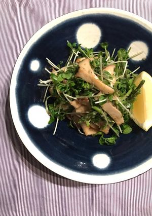 エリンギバターと明太子の簡単サラダ-レシピのメイン写真