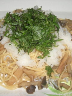 きのことじゃこの和風パスタ-レシピのメイン写真
