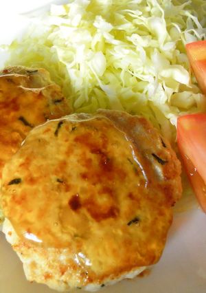 まめ&ひじき入り♪あんかけ豆腐ハンバーグ-レシピのメイン写真