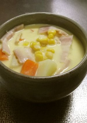 簡単　シチュー風コーンポタージュ-レシピのメイン写真