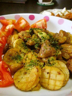 手抜きでうまいえりんぎと鶏モモ肉のソテー-レシピのメイン写真