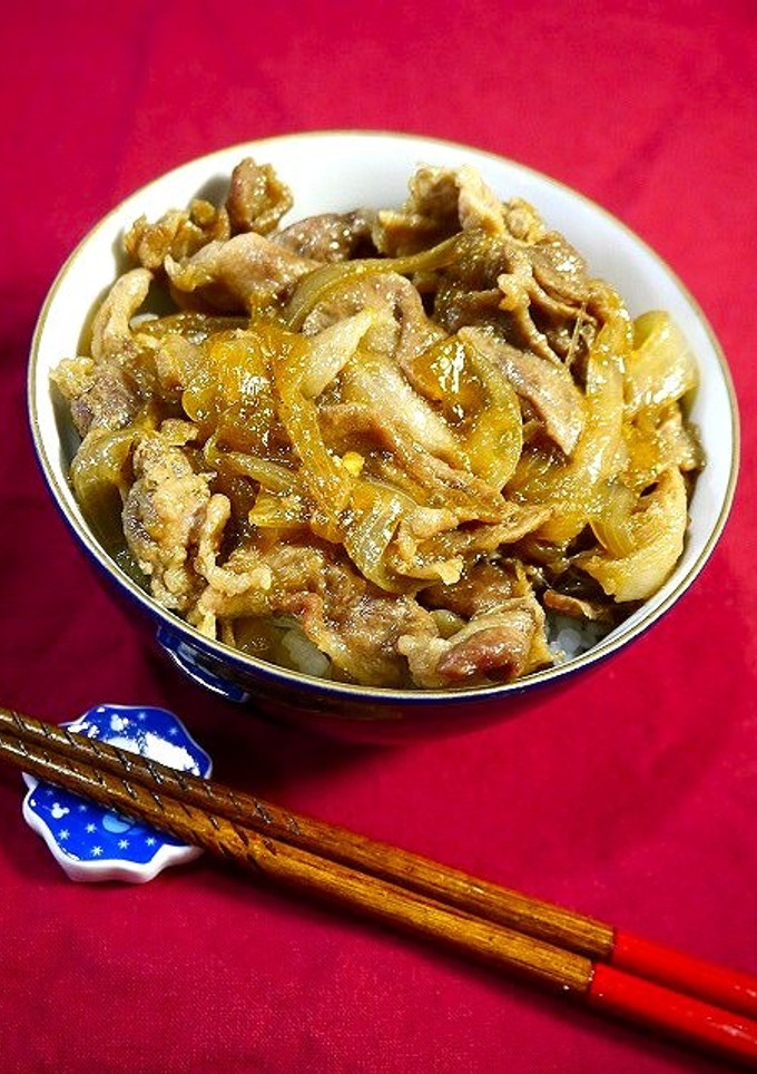 簡単！豚丼☆とろとろ玉葱-レシピのメイン写真