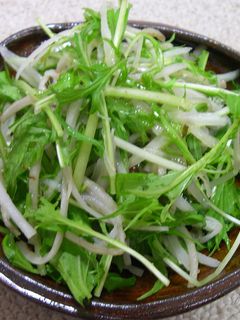 ごぼうと水菜のイタリアンサラダ-レシピのメイン写真