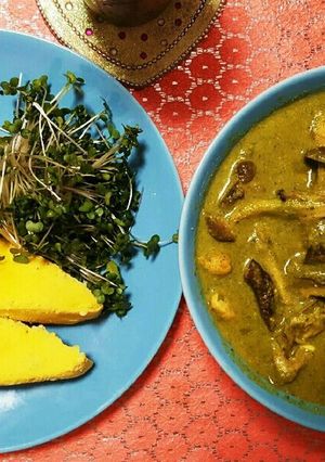 【糖質制限】ほうれん草とチキンのカレー-レシピのメイン写真