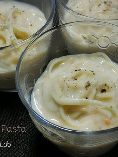 濃厚ポタージュ♪ポテサラ牛乳で冷製パスタ-レシピのメイン写真