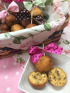 野菜ジュースとさつまいもでドーナツ-レシピのメイン写真