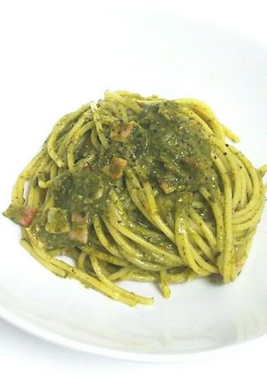 ほうれん草ペーストのクリームパスタ☆-レシピのメイン写真