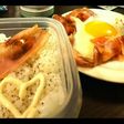 簡単朝ご飯♪ベーコンエッグ☆