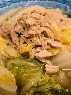 白菜とシーチキンのたいたん-レシピのメイン写真