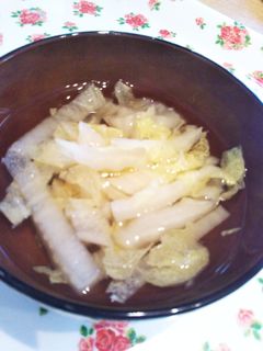 白菜と生姜のさっぱりスープ-レシピのメイン写真
