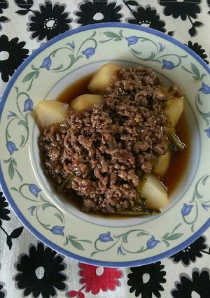 かぶの挽き肉あんかけ-レシピのメイン写真