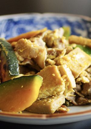 南瓜と高野豆腐のチャンプルー-レシピのメイン写真