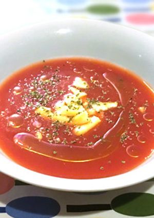おいしく紫外線対策♪冷製トマトスープ-レシピのメイン写真