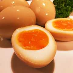 รูปของ 失敗知らずとろ〜り半熟味付玉子 麺つゆで