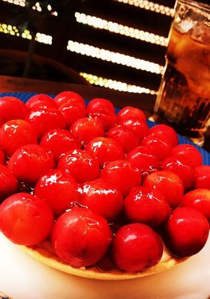 さくらんぼの簡単チーズタルト-レシピのメイン写真