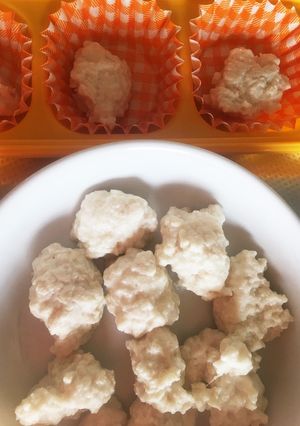 離乳食後期 鶏むねひき肉豆腐の肉団子☆-レシピのメイン写真