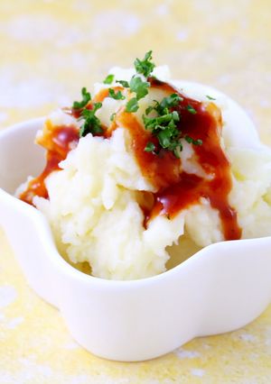 肉料理の付け合わせ☆簡単マッシュポテト-レシピのメイン写真