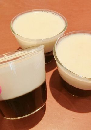 セパレートコーヒー牛乳寒天★-レシピのメイン写真