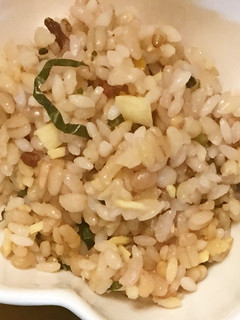 簡単ヘルシー!生姜と大葉の混ぜご飯-レシピのメイン写真