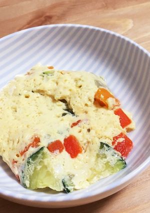 離乳食後期〜☆茶碗蒸し風ふわふわたまご-レシピのメイン写真