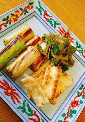 簡単贅沢☆ねぎと油揚げの香ばし味噌焼き-レシピのメイン写真