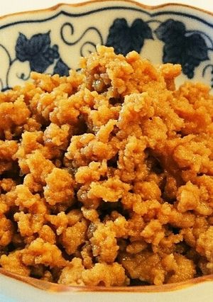 即完食☆ふっくら鶏そぼろ➰-レシピのメイン写真