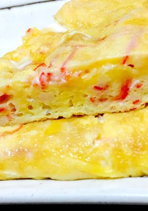 あと一品！簡単カニ玉風玉子焼き♪-レシピのメイン写真