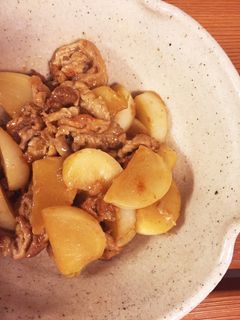 豚コマとカブの炒め煮♪-レシピのメイン写真