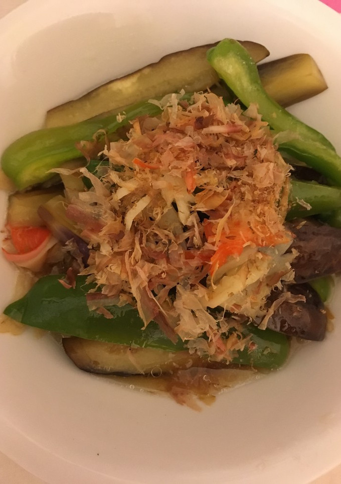 カニかまと夏野菜の煮浸し-レシピのメイン写真