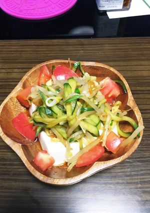 さっぱりもやしの中華和え豆腐-レシピのメイン写真