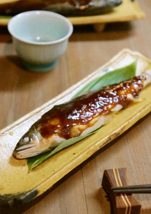 市販の甘辛味噌だれで簡単♪鮎田楽-レシピのメイン写真